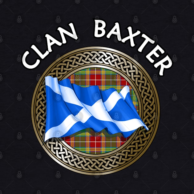 Clan Baxter Crest & Tartan Knot by Taylor'd Designs